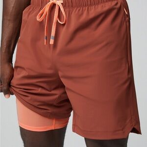 Men's Rust Athletic Shorts